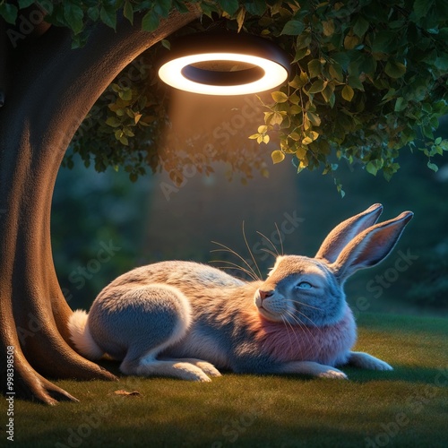 rabbit in the garden