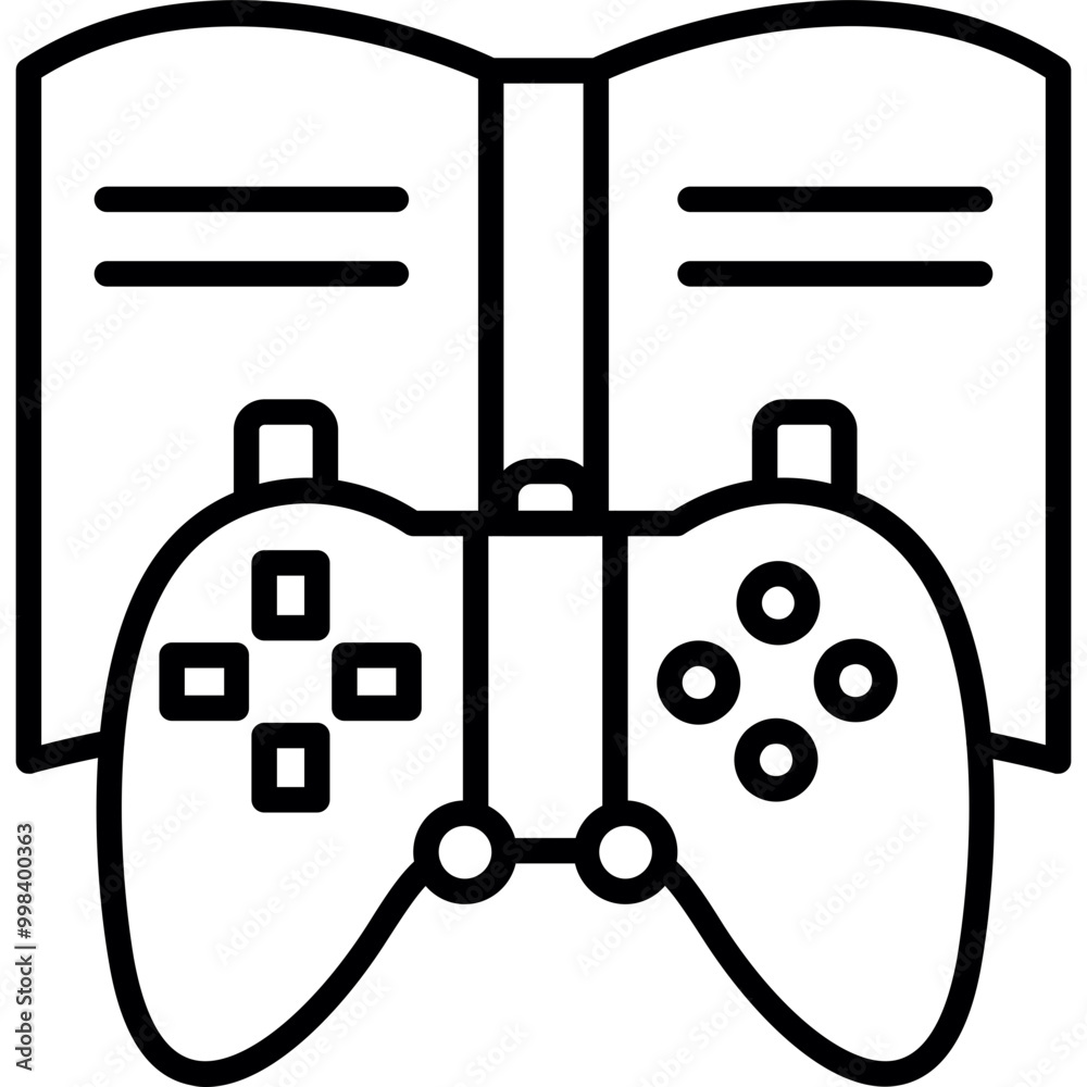 Obraz premium Game Storyline Icon