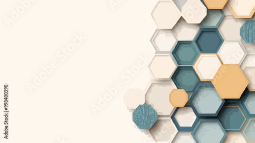 Modern Hexagonal Pattern Business Banner