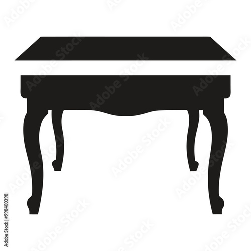 a-vector-silhouette-image-of-a-table-on-a-white-ba.eps