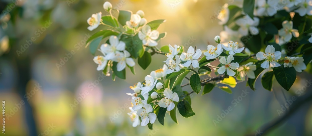 Ipes White Tree Flowering Grove With Selective Focus In The Municipality Of Marilia Ipes White Tree Flowering Grove With Selective Focus In The Municipality Of Marilia