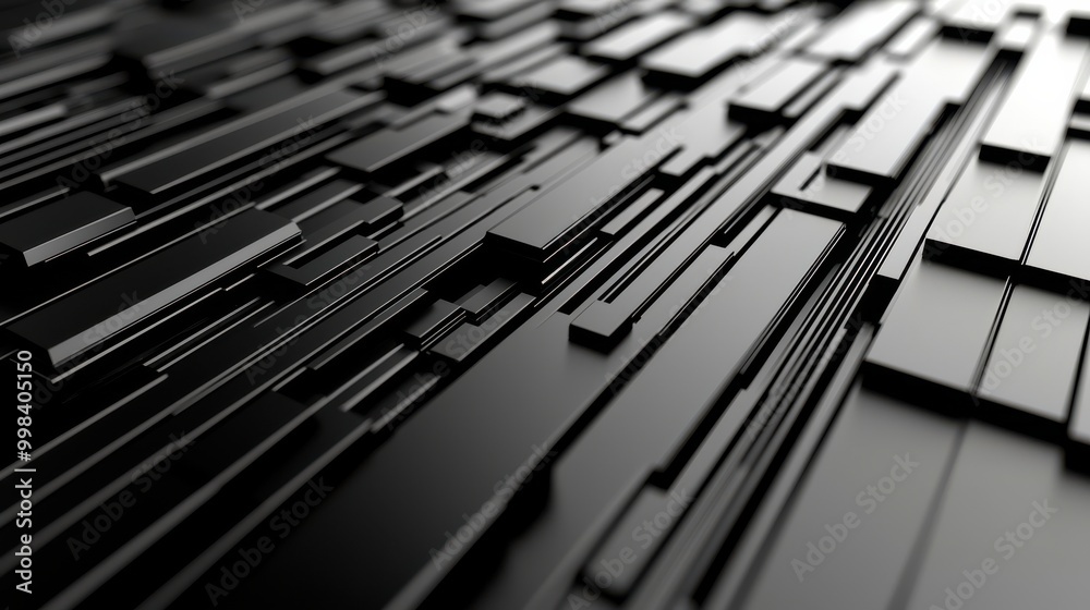 Abstract black geometric shapes in layered formation, creating a modern design element. Abstract black geometric shapes in layered formation, creating a modern design element.