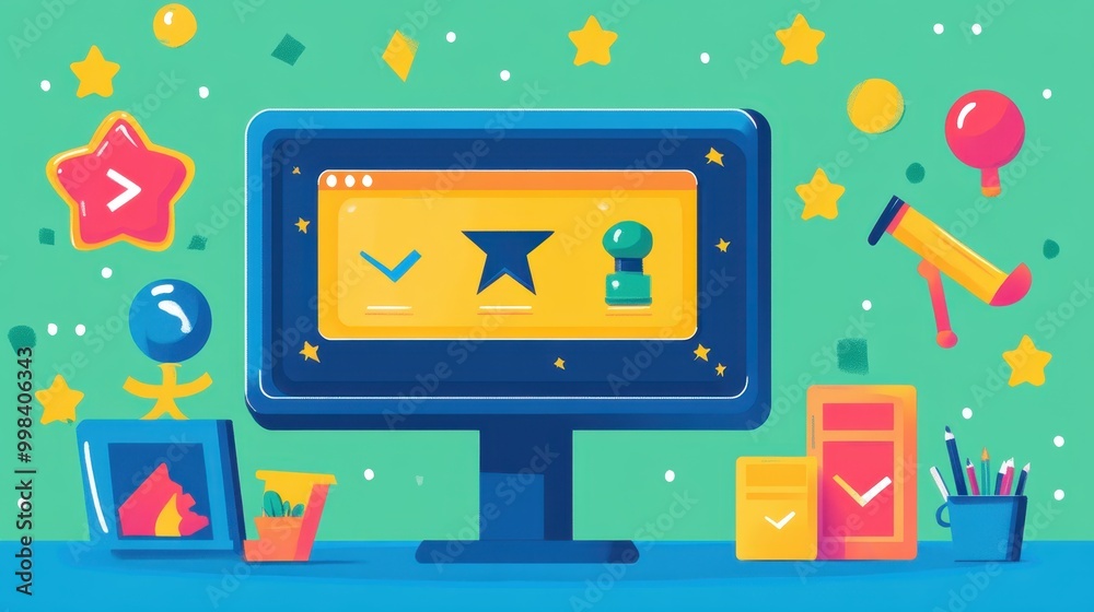 A leaderboard displaying student achievements in a gamified educational setting. A leaderboard displaying student achievements in a gamified educational setting.