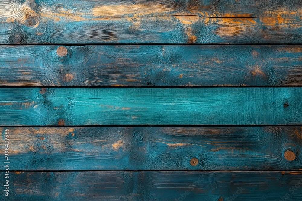 Fototapeta premium Old weathered wood board background