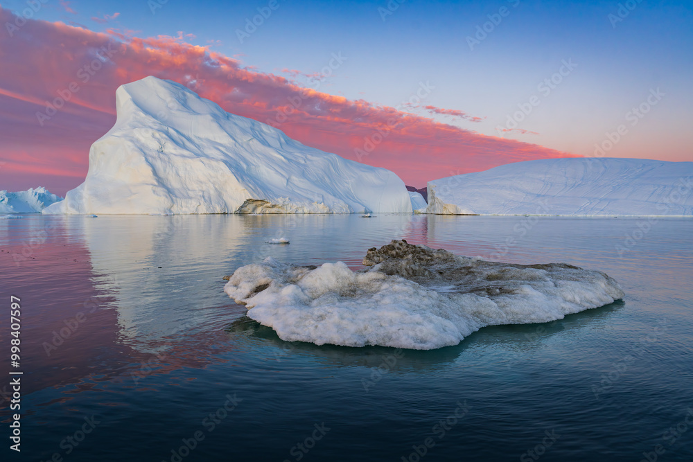Disko Bay is a large bay on the western coast of Greenland.