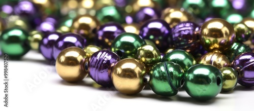 Colorful Beads String - Close-Up