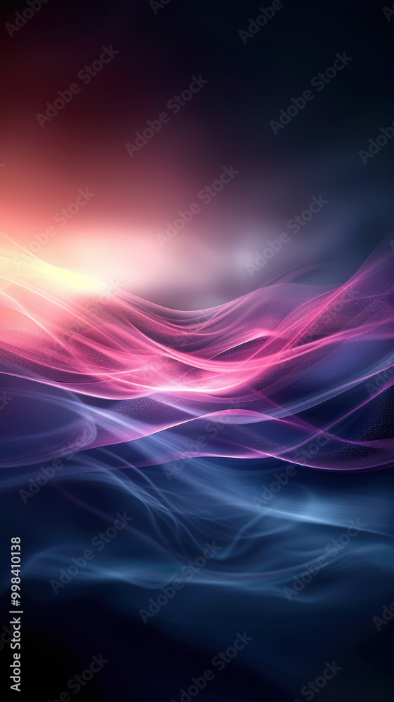 Futuristic Soft Light Waves Futuristic Soft Light Waves