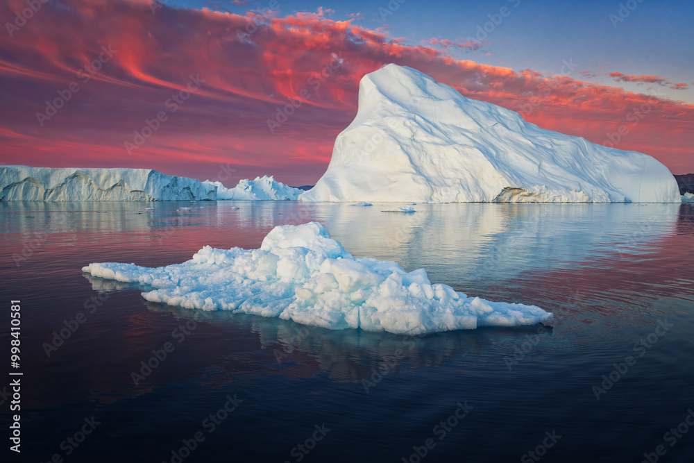 Disko Bay is a large bay on the western coast of Greenland.
