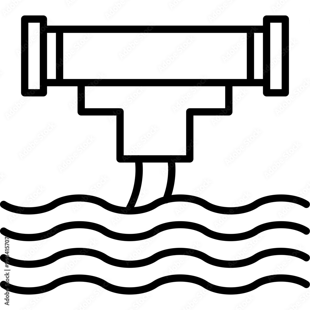 Waste Water Icon Waste Water Icon