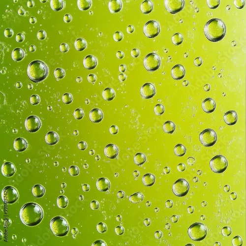 Green solid color rgraphics are vivid and eye-catching. The solid color area has very few very small bubbles, The whole picture is suitable for business context