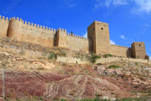 Antequera Alcazaba castle in Spain. Spanish landmark in Andalusia region. photo