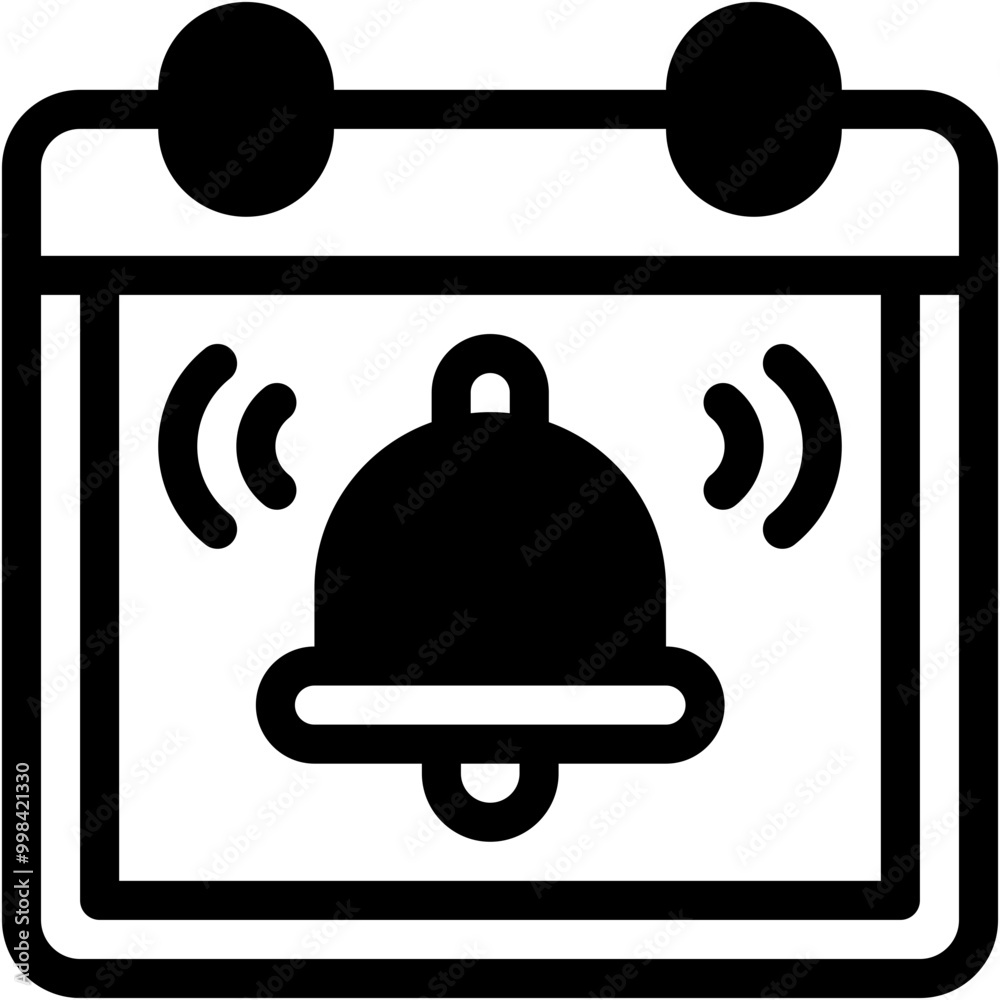 Vector Icon Reminder, Alarm, Calendar, Notification, Bell Vector Icon Reminder, Alarm, Calendar, Notification, Bell