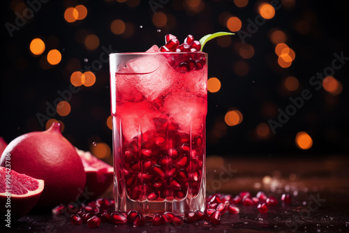 Pomegranate fizz Refreshing summer drinks 