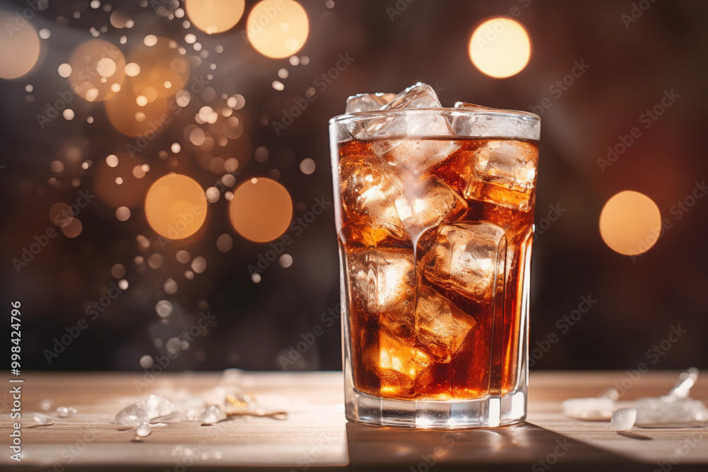 ICED COLA WITH ice cube Refreshing summer drinks
ICED COLA WITH ice cube Refreshing summer drinks