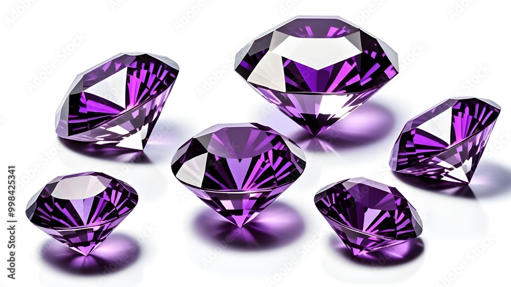 Fototapeta premium purple diamond gem