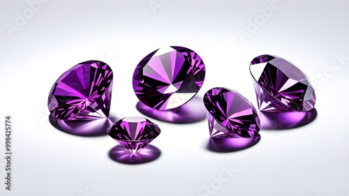 purple diamond gem