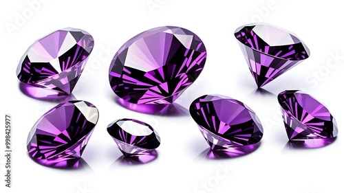 purple diamond gem