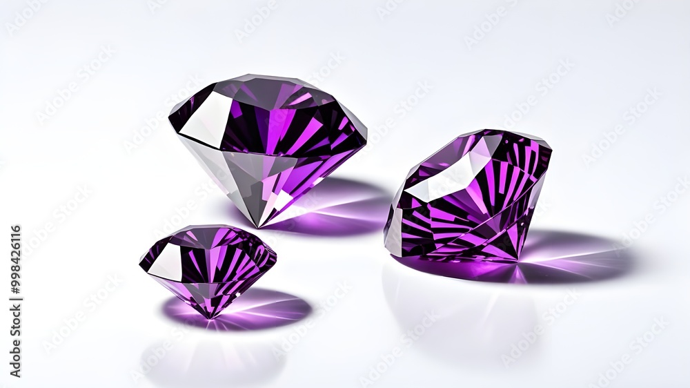 Fototapeta premium purple diamond gem