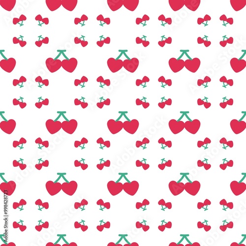 Cherry Seamless Pattern Cherry backgrounds and wallpapers