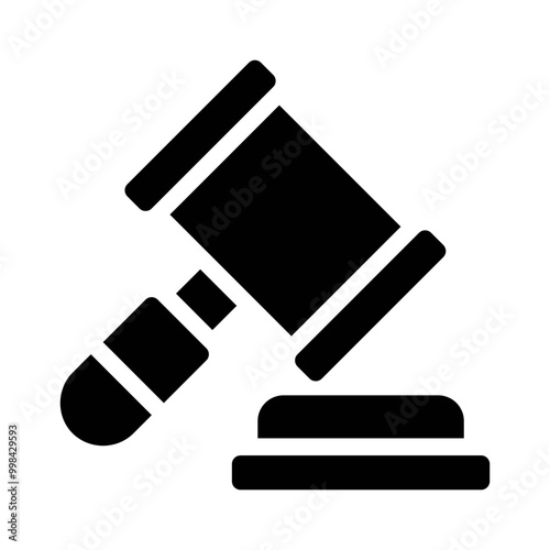 hammer glyph icon