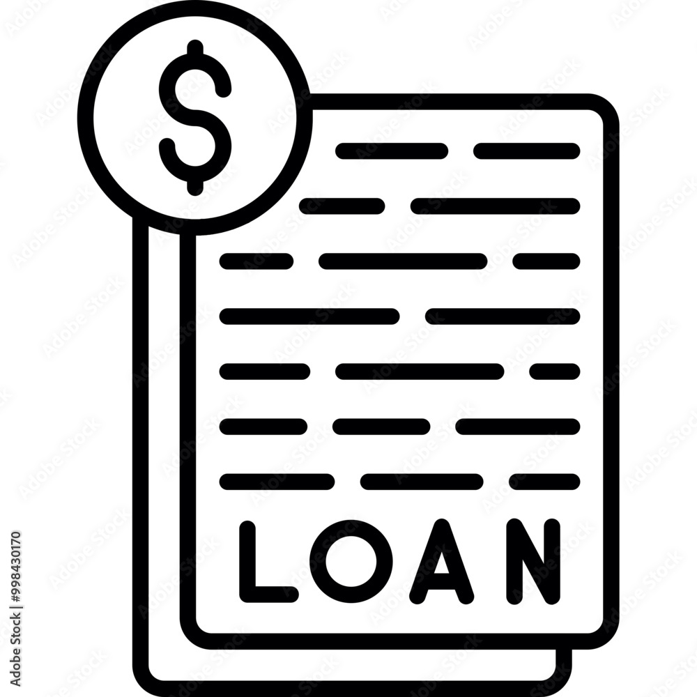 Loan Papers Icon Loan Papers Icon