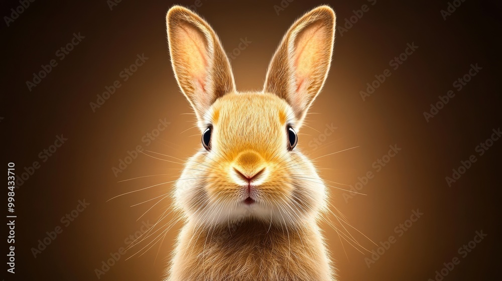 Easter bunny on Dark background Easter bunny on Dark background