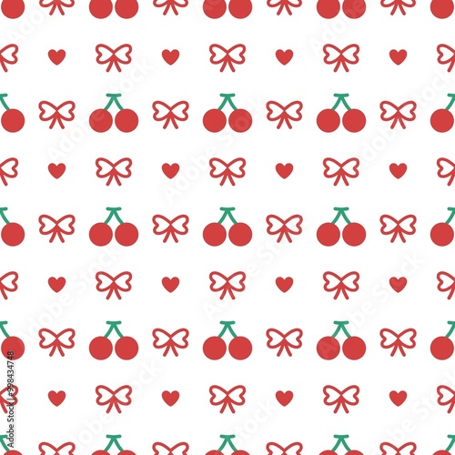 Cherry Seamless Pattern Cherry backgrounds and wallpapers