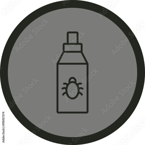 Bug Repellent Vector Icon Design