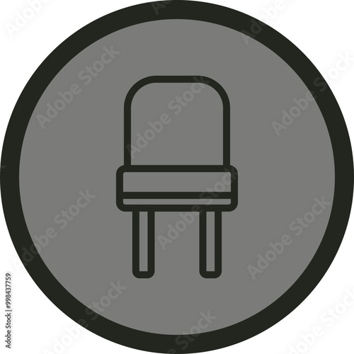 Seat Vector Icon Design