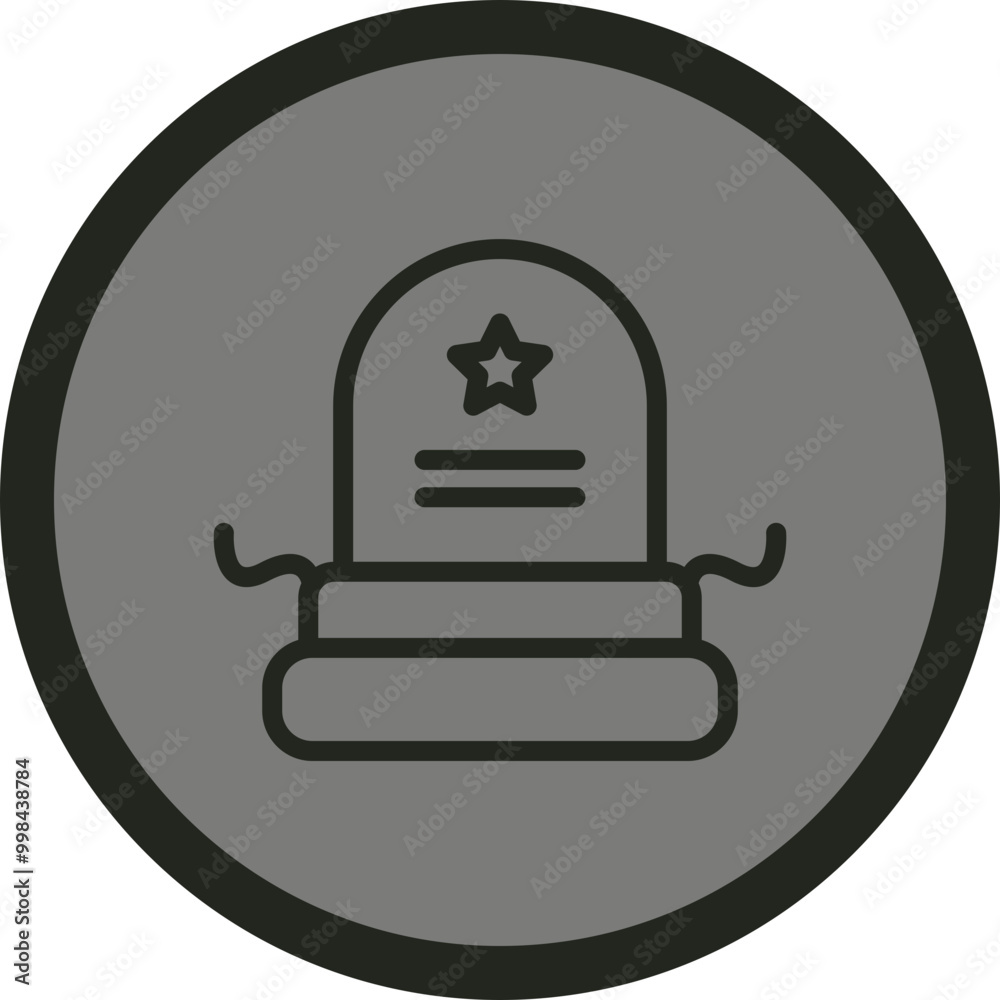 Grave Vector Icon Design Grave Vector Icon Design