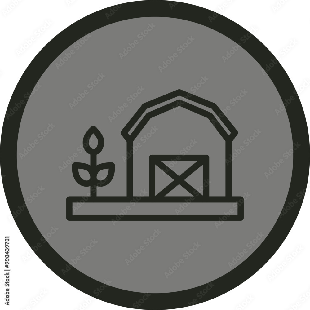 Farm Vector Icon Design Farm Vector Icon Design