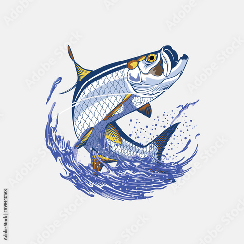 vector logo tarpon