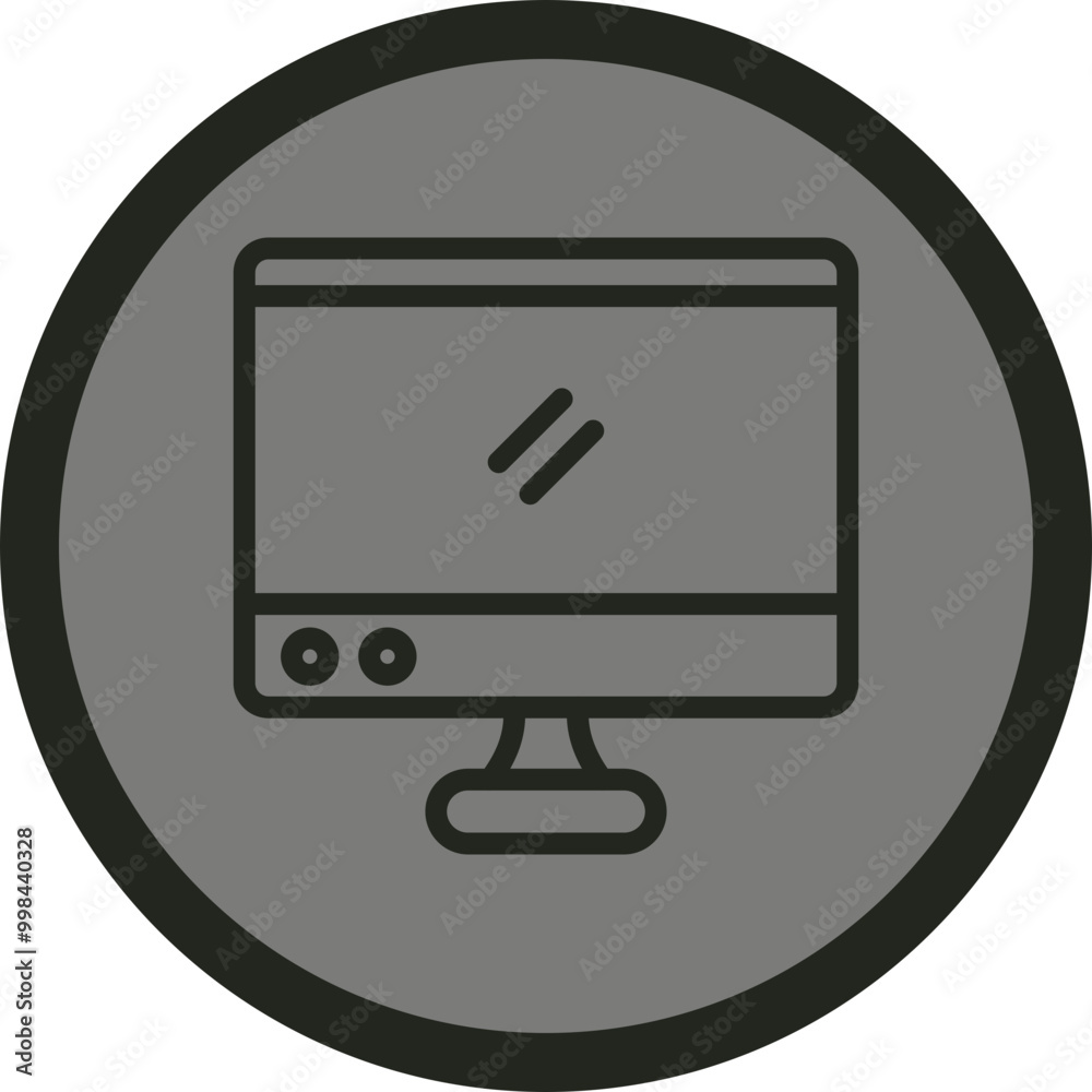 Display Vector Icon Design Display Vector Icon Design