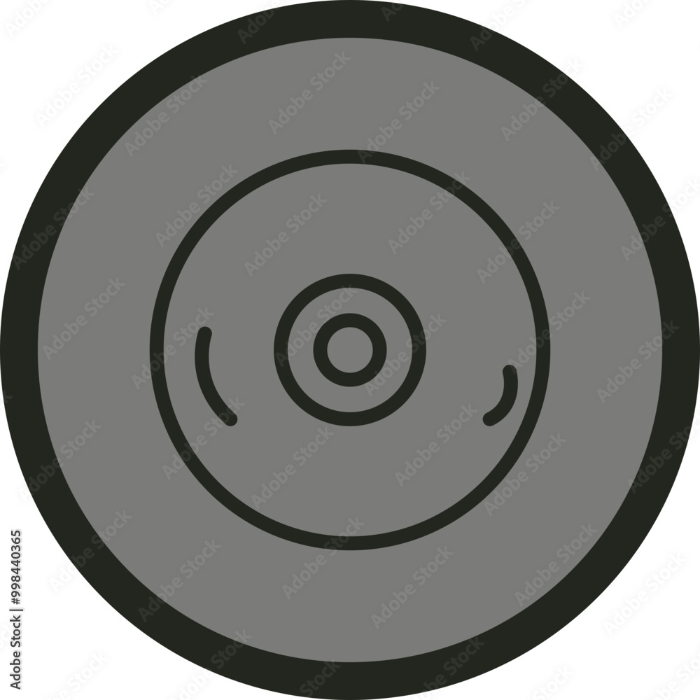Compact Disc Vector Icon Design Compact Disc Vector Icon Design