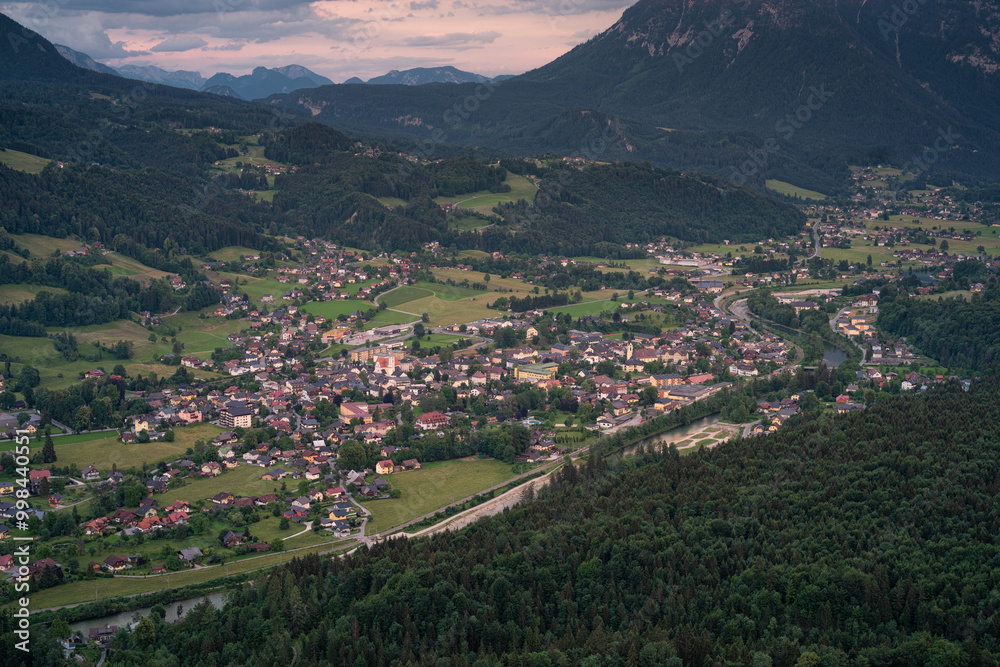 Blick auf Bad Goisern im Salzkammergut