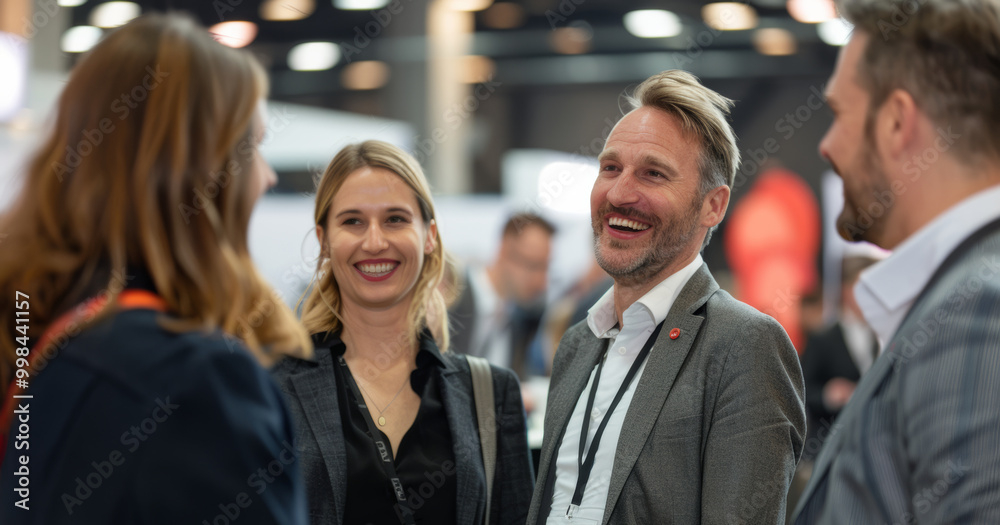 Live presentations delivered by a Group of Businesspeople engage the audience with interactive sessions at trade shows. Live presentations delivered by a Group of Businesspeople engage the audience with interactive sessions at trade shows.