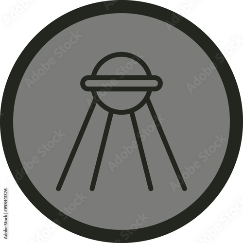 Sputnik Vector Icon Design