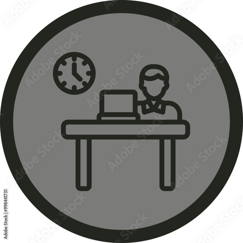 Busy Vector Icon Design