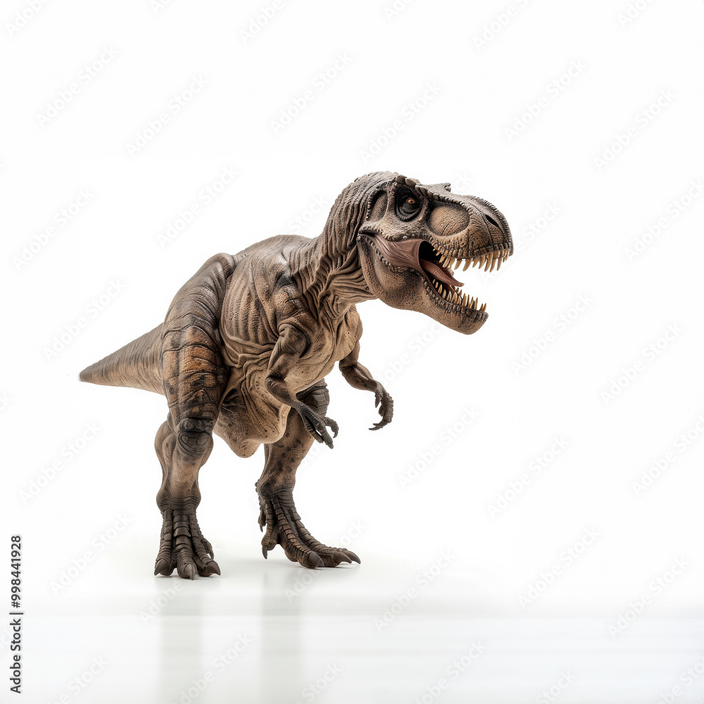 Tyrannosaurus Rex toy is showcased against a white background, highlighting its realistic texture and fierce expression. This model is perfect for dinosaur enthusiasts and collectors alike. Tyrannosaurus Rex toy is showcased against a white background, highlighting its realistic texture and fierce expression. This model is perfect for dinosaur enthusiasts and collectors alike.