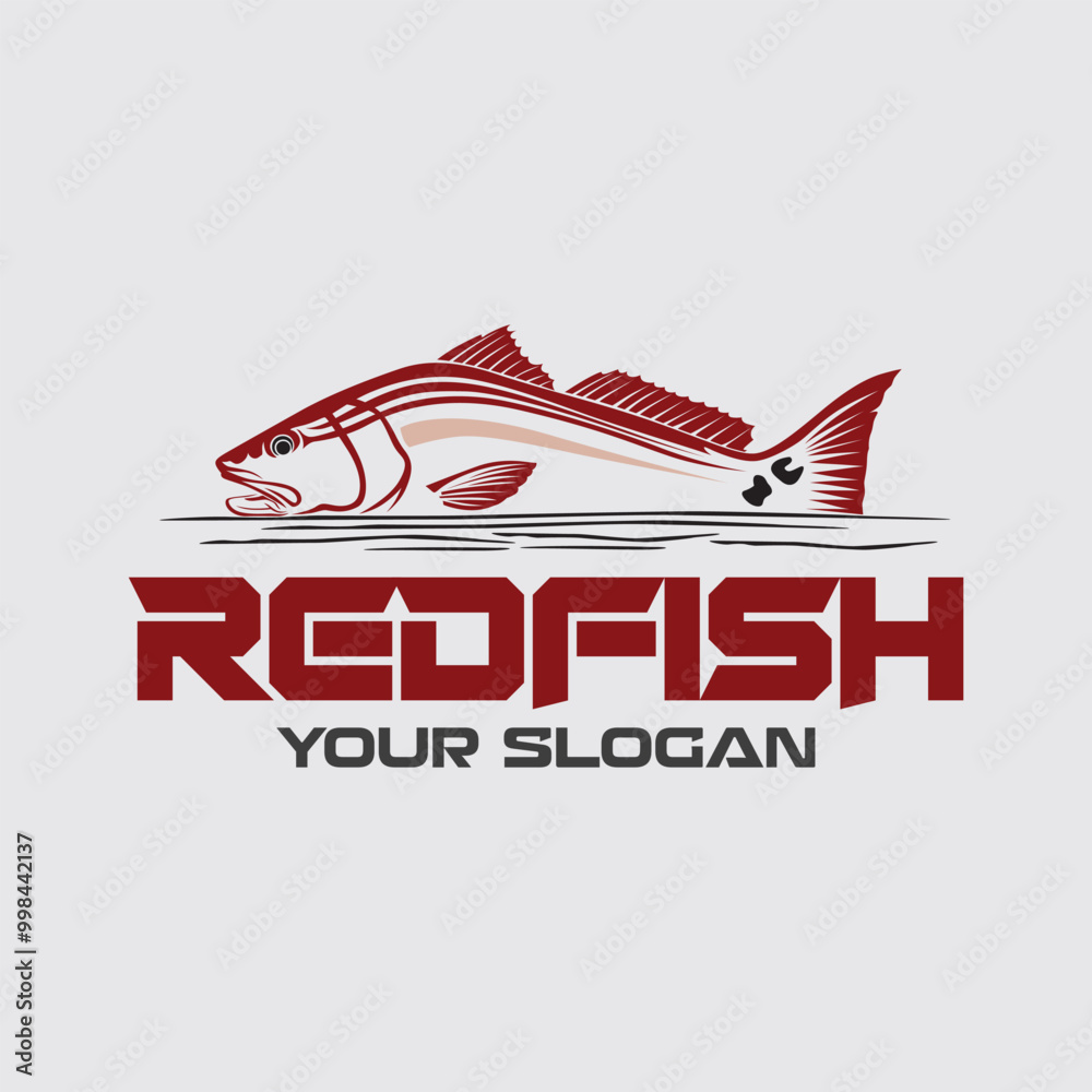 vector logo red fish vector logo red fish