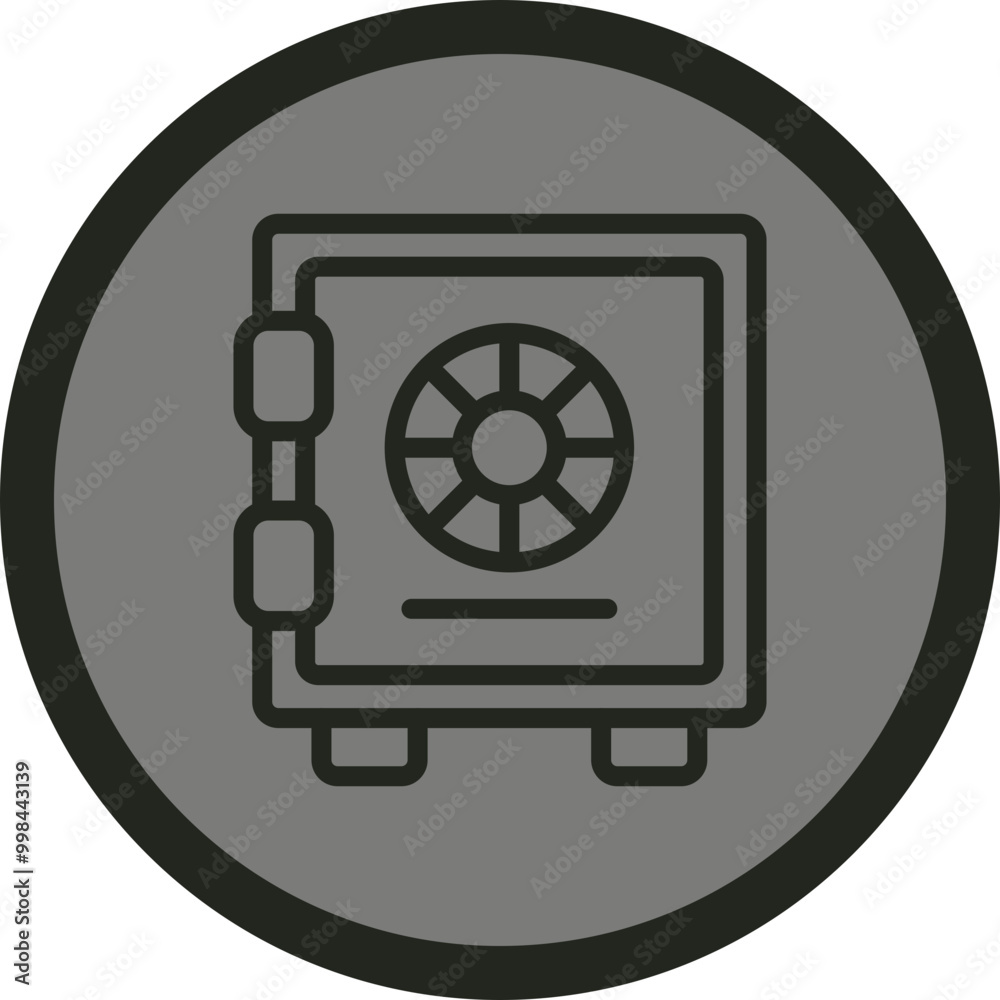 Strongbox Vector Icon Design Strongbox Vector Icon Design