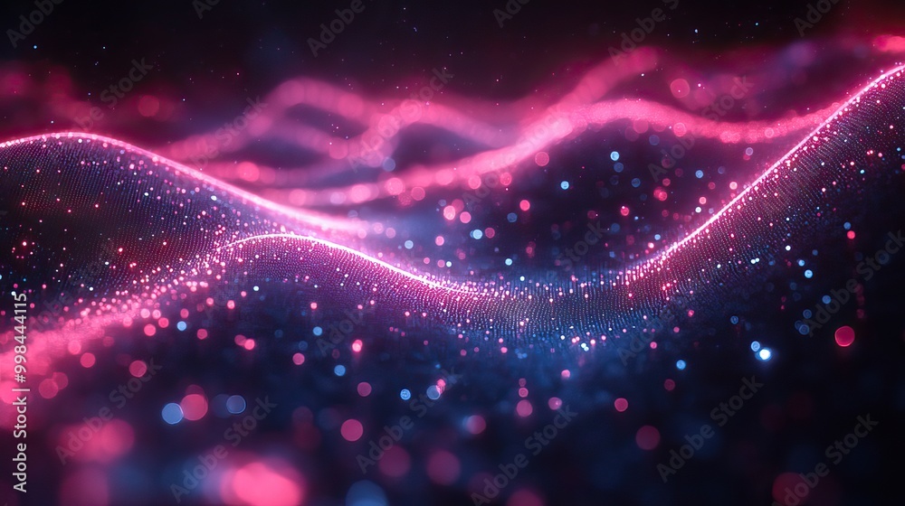 An abstract digital background showcasing glowing points and lines, forming a plexus big data network or connection. An abstract digital background showcasing glowing points and lines, forming a plexus big data network or connection.