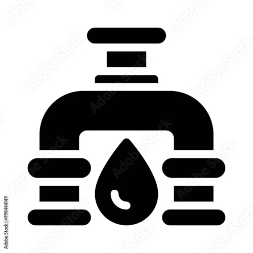 pipeline glyph icon