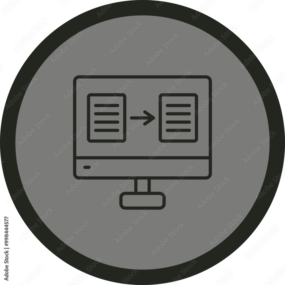 Online Translator Vector Icon Design Online Translator Vector Icon Design