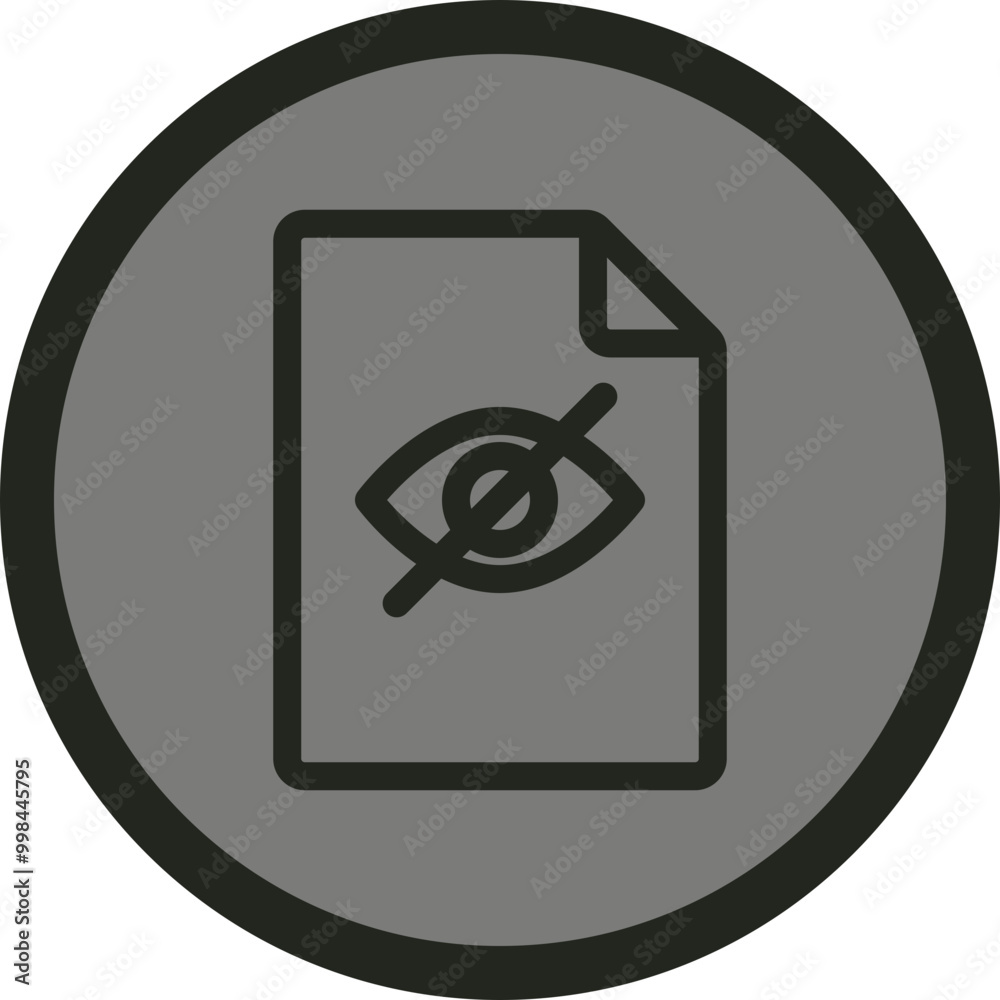 Hidden File Vector Icon Design Hidden File Vector Icon Design
