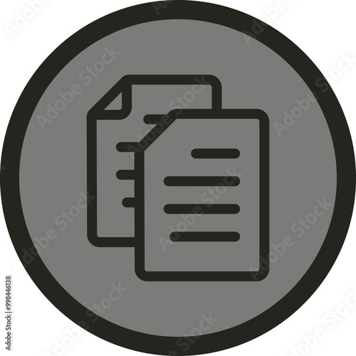 File Copy Vector Icon Design