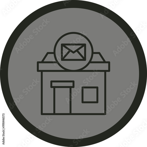 Post Office Vector Icon Design
