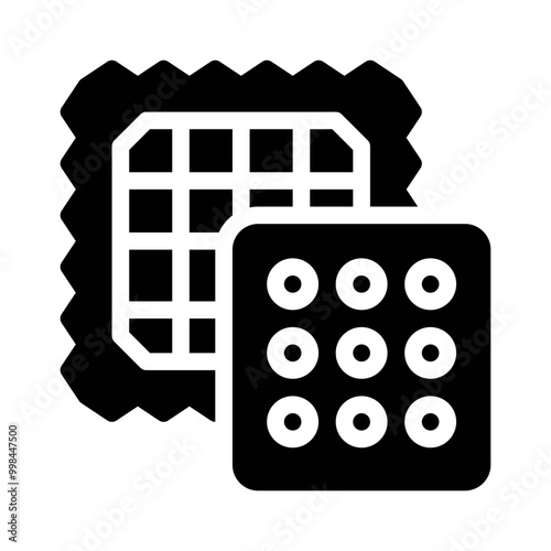 fabric swatches glyph icon