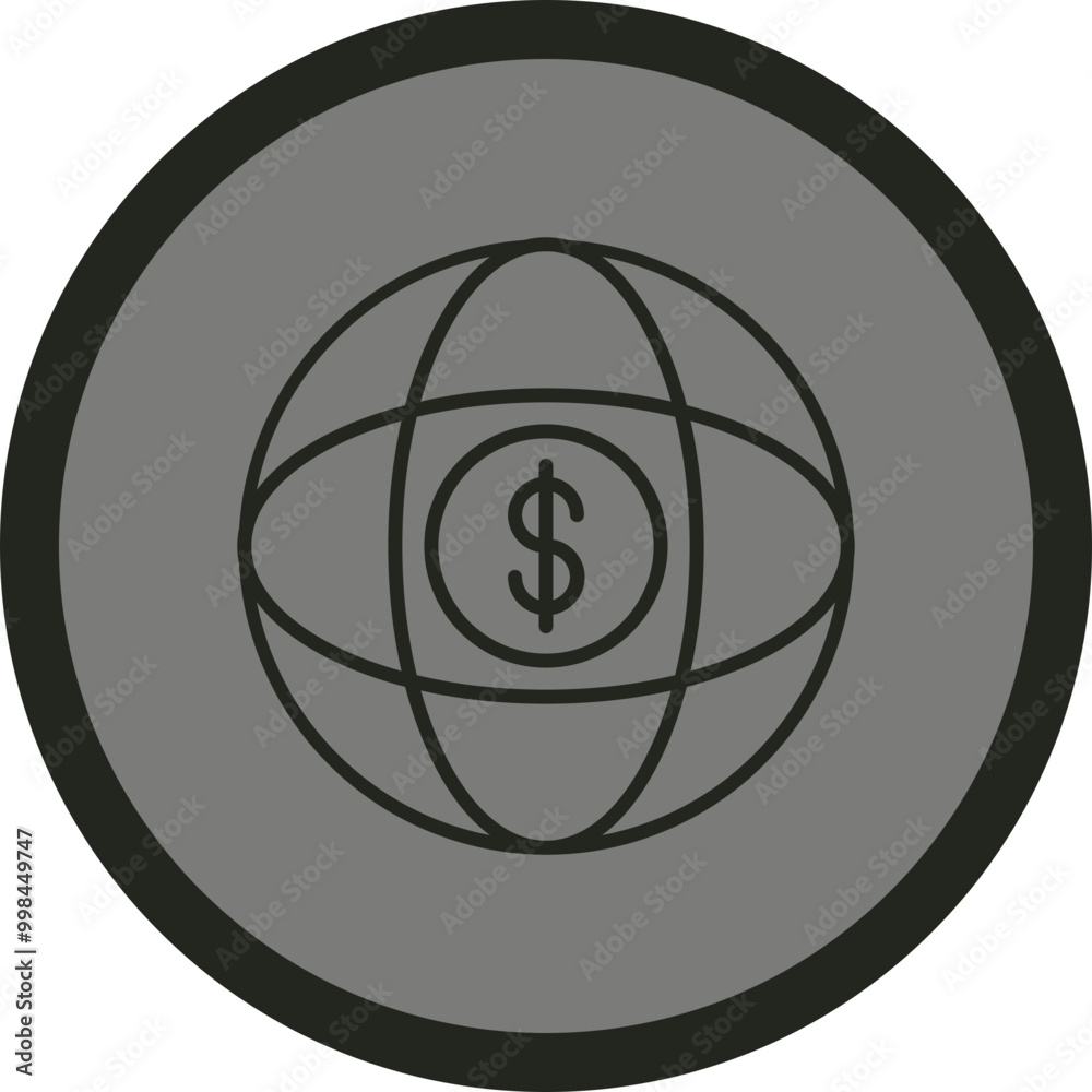 World Financial Icon Design World Financial Icon Design