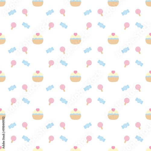 Seamless cake pattern Cake wallpapers and backgrounds